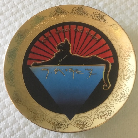 Grateful Dead “Cats Under the Stars” Collector Plate - Picture 1 of 5